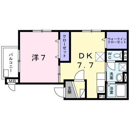 フォルトゥナ弦巻の物件間取画像